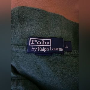 oversized ralph lauren polo collard tee
